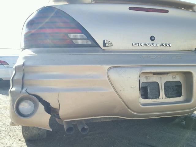 1G2NF52T51M529208 - 2001 PONTIAC GRAND AM S Qızıl foto 9