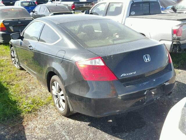 1HGCS12359A007426 - 2009 HONDA ACCORD BLACK photo 3