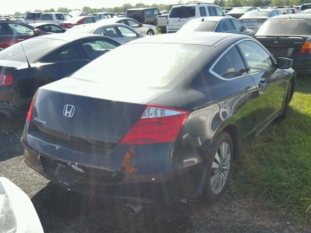 1HGCS12359A007426 - 2009 HONDA ACCORD BLACK photo 4