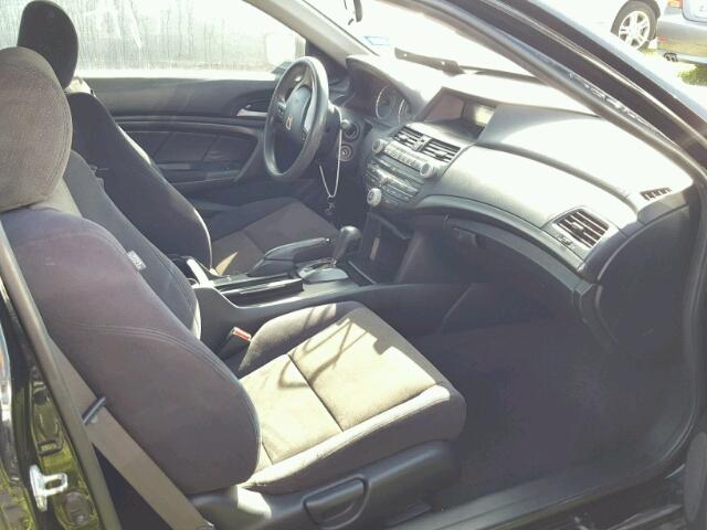 1HGCS12359A007426 - 2009 HONDA ACCORD BLACK photo 5