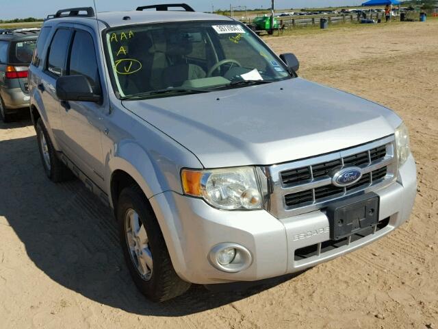 1FMCU03168KB92719 - 2008 FORD ESCAPE XLT SILVER photo 1