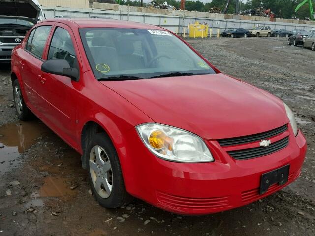 1G1AK55F277276294 - 2007 CHEVROLET COBALT RED photo 1