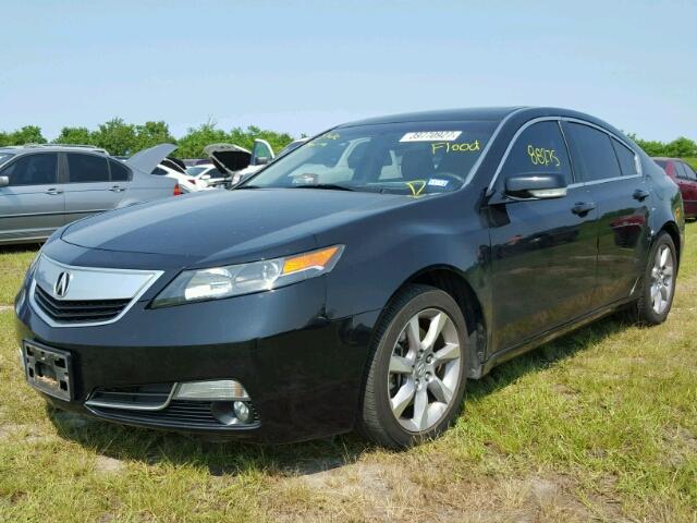 19UUA8F5XDA009371 - 2013 ACURA TL TECH BLACK photo 2