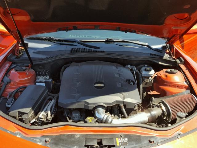 2G1FA1E32C9120580 - 2012 CHEVROLET CAMARO LS ORANGE photo 7