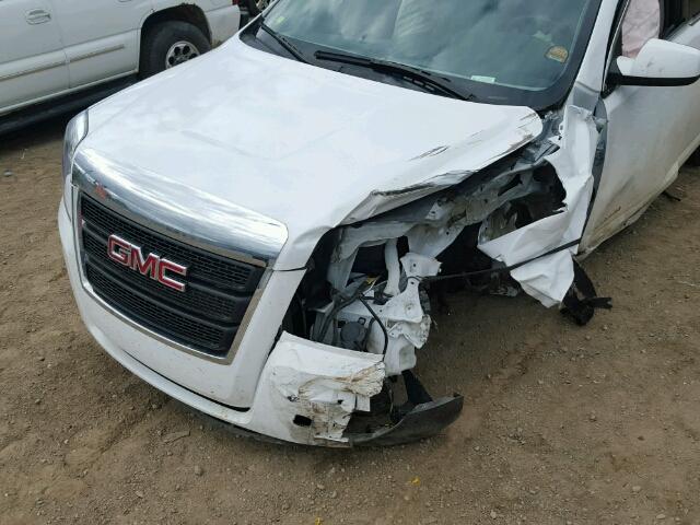 2GKALSEK5F6360113 - 2015 GMC TERRAIN WHITE photo 9