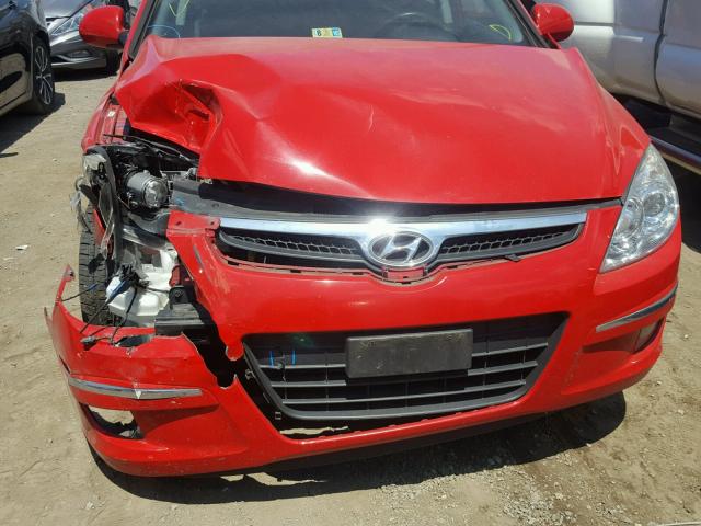 KMHDC8AE6AU072828 - 2010 HYUNDAI ELANTRA TO RED photo 9