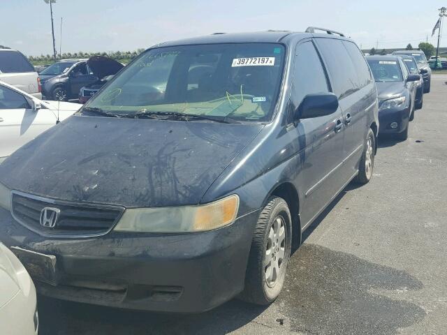 5FNRL18984B031043 - 2004 HONDA ODYSSEY EX GRAY photo 2