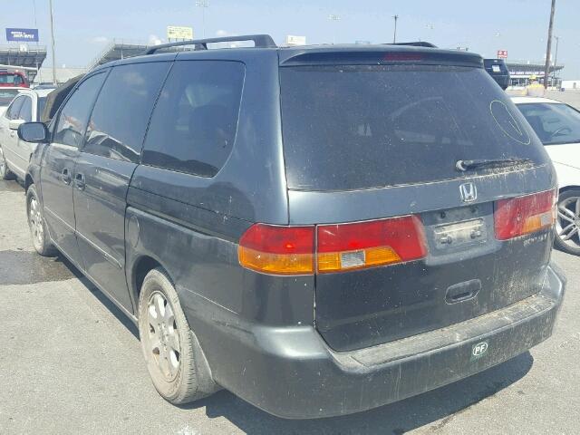 5FNRL18984B031043 - 2004 HONDA ODYSSEY EX GRAY photo 3