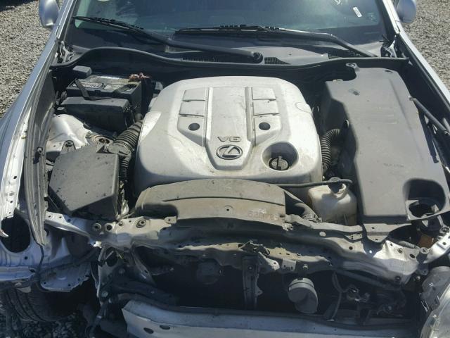 JTHBH96S965032664 - 2006 LEXUS GS GENERAT SILVER photo 7