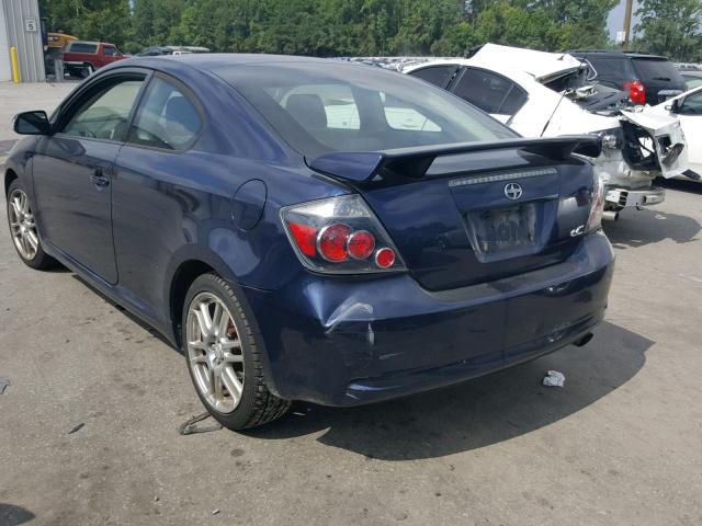 JTKDE167780224190 - 2008 TOYOTA SCION TC 蓝色 照片 3