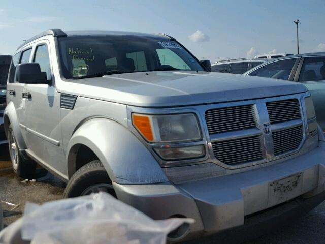 1D8GT58K47W673035 - 2007 DODGE NITRO SLT SILVER photo 1