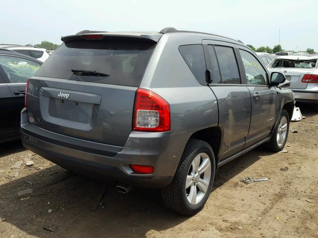 1C4NJCBA4CD542175 - 2012 JEEP COMPASS SP GRAY photo 4