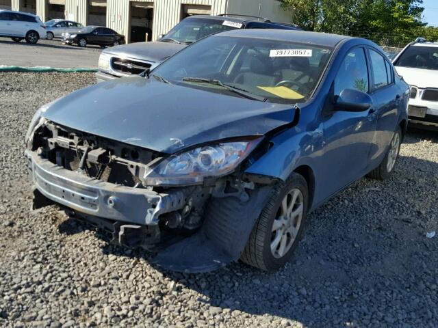 JM1BL1SF2A1334338 - 2010 MAZDA 3 I BLUE photo 2