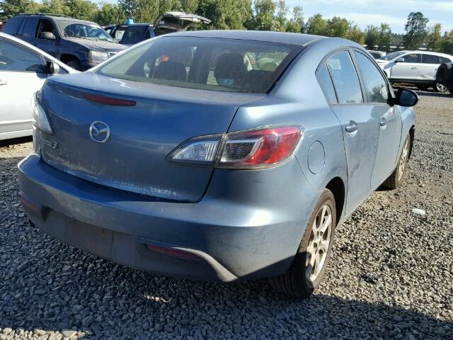 JM1BL1SF2A1334338 - 2010 MAZDA 3 I BLUE photo 4