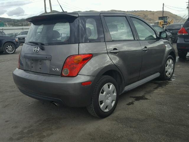 JTKKT624250102564 - 2005 TOYOTA SCION XA CHARCOAL photo 4