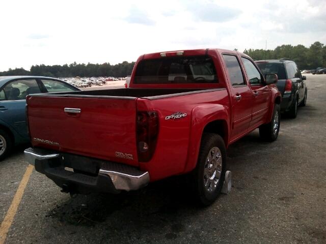 1GTH6MFE8C8158006 - 2012 GMC CANYON SLE RED photo 4