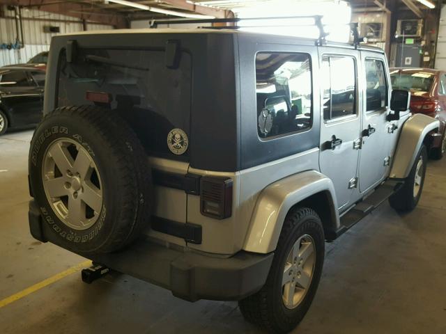 1J4GA59117L197199 - 2007 JEEP WRANGLER S Gümüş foto 4