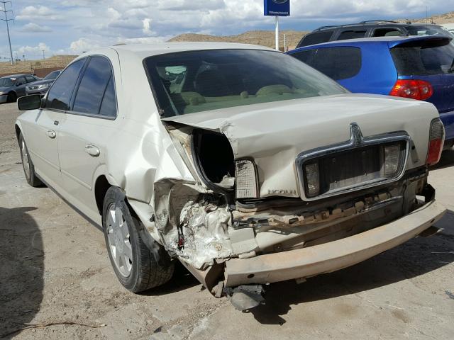 1LNHM86S55Y648680 - 2005 LINCOLN LS TAN photo 3