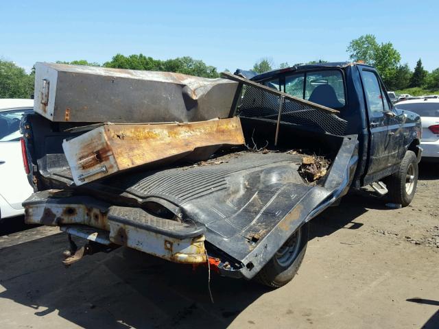 1FTHF26H2VEA95407 - 1997 FORD F250 BLUE photo 4