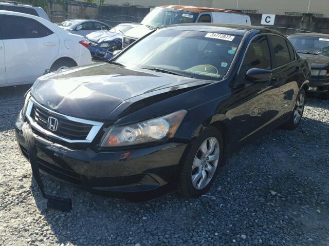 1HGCP26859A092278 - 2009 HONDA ACCORD BLACK photo 2