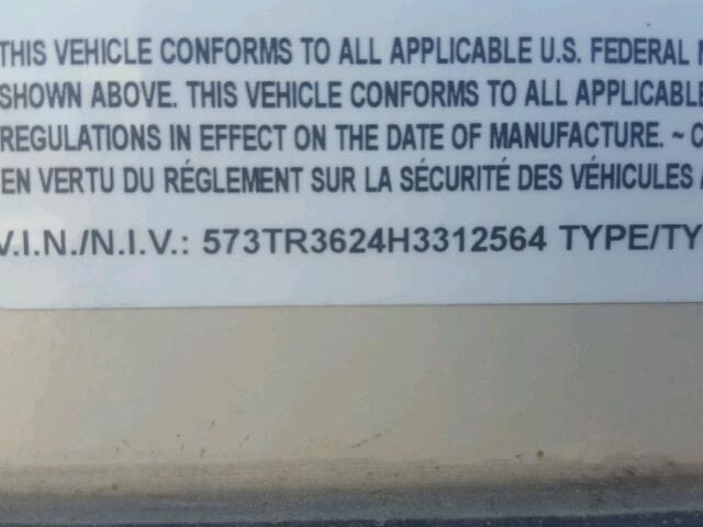 573TR3624H3312564 - 2017 GRAN REFLECTION GRAY photo 10