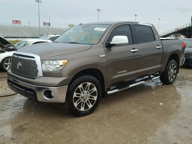 5TFEY5F14CX127065 - 2012 TOYOTA TUNDRA GRAY photo 2