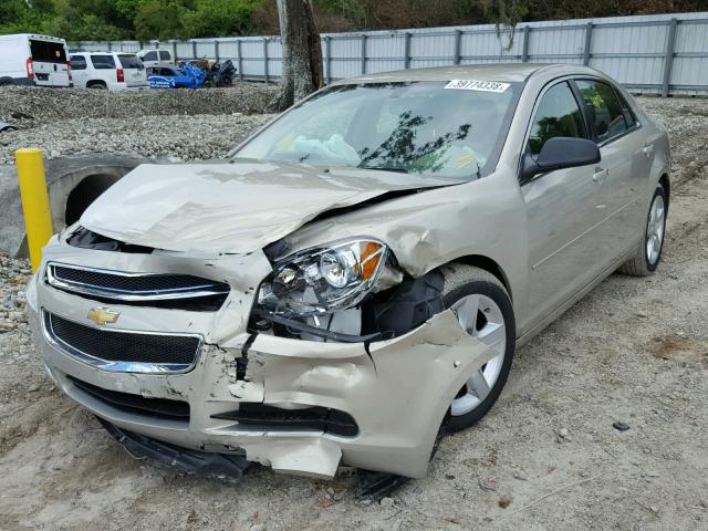 1G1ZB5E04CF318124 - 2012 CHEVROLET MALIBU LS BEIGE photo 2