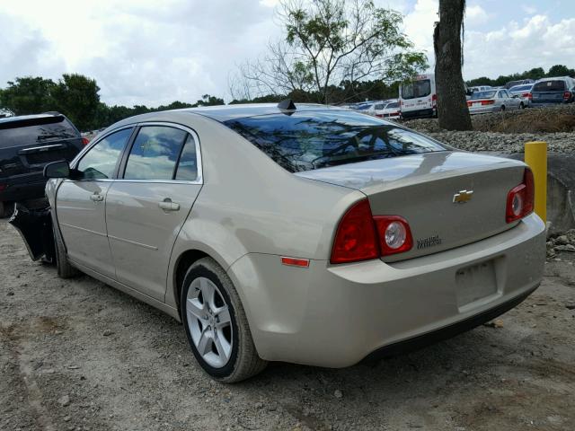 1G1ZB5E04CF318124 - 2012 CHEVROLET MALIBU LS BEIGE photo 3