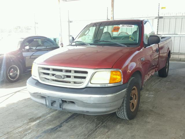 2FTRF17234CA45841 - 2004 FORD F-150 HERI RED photo 2