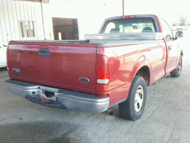 2FTRF17234CA45841 - 2004 FORD F-150 HERI RED photo 4