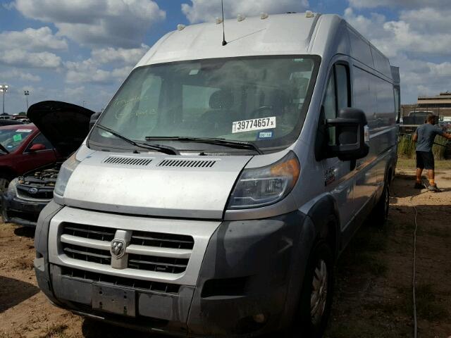 3C6TRVDG9EE123101 - 2014 RAM PROMASTER GRAY photo 2