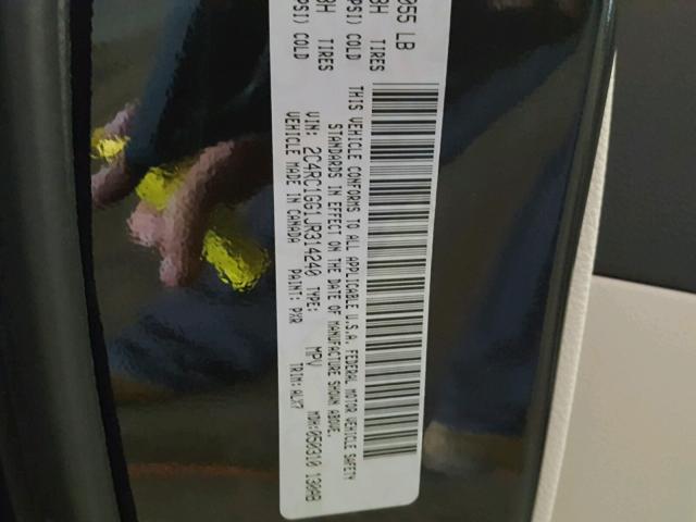 2C4RC1GG1JR314240 - 2018 CHRYSLER PACIFICA L 黑色 照片 10