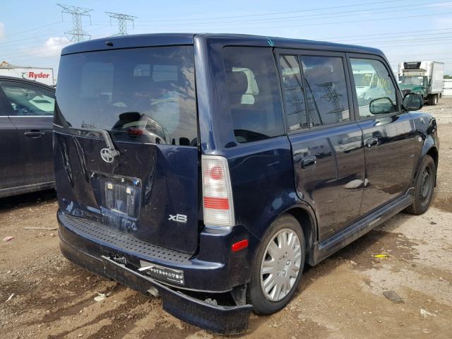 JTLKT324864082969 - 2006 TOYOTA SCION XB Azul foto 4