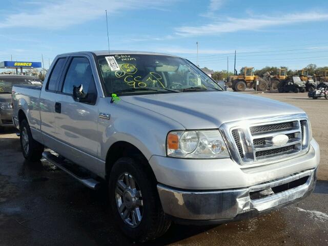 1FTRX12W67FB09273 - 2007 FORD F150 GRAY photo 1