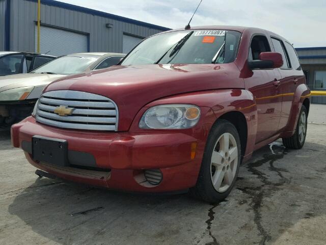 3GNBABDB7AS579647 - 2010 CHEVROLET HHR MAROON photo 2