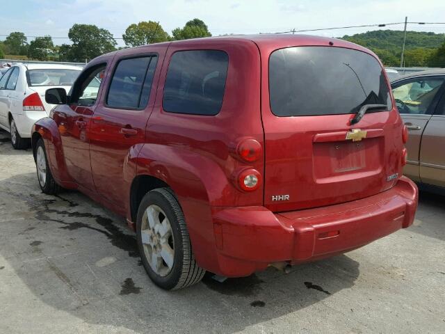 3GNBABDB7AS579647 - 2010 CHEVROLET HHR MAROON photo 3