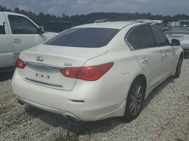 JN1CV7AP4GM203451 - 2016 INFINITI Q50 BASE WHITE photo 4