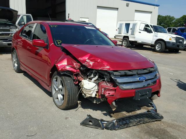 3FAHP0DC6BR256431 - 2011 FORD FUSION SPO RED photo 1