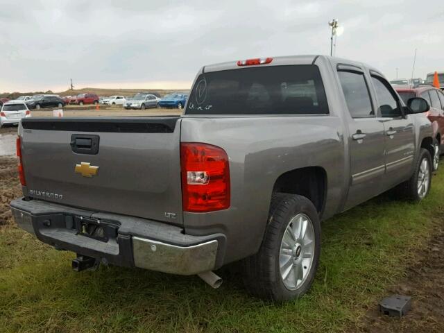 3GCPCTE00DG273361 - 2013 CHEVROLET SILVERADO BROWN photo 4