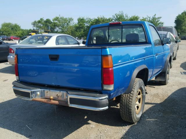 1N6SD11Y7SC311625 - 1995 NISSAN TRUCK XE BLUE photo 4