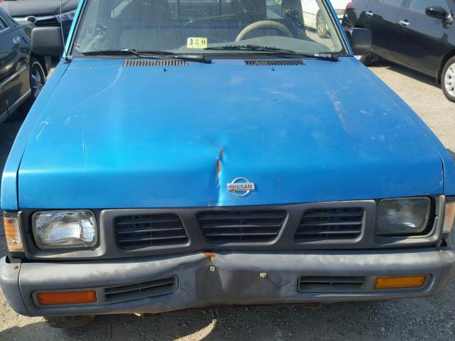 1N6SD11Y7SC311625 - 1995 NISSAN TRUCK XE BLUE photo 7