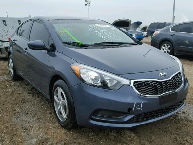 KNAFK4A69G5576615 - 2016 KIA FORTE LX GRAY photo 1