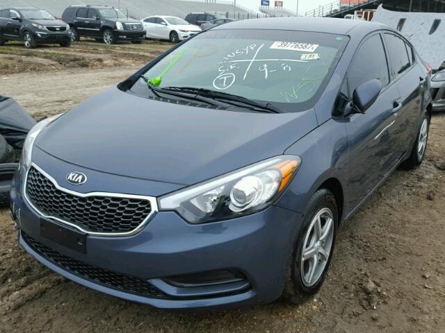 KNAFK4A69G5576615 - 2016 KIA FORTE LX GRAY photo 2