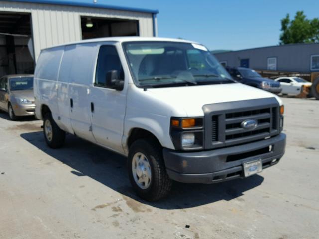 1FTNE2EW0DDB33453 - 2013 FORD ECONOLINE WHITE photo 1