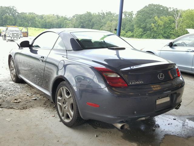 JTHFN48Y369007704 - 2006 LEXUS SC 430 GRAY photo 3