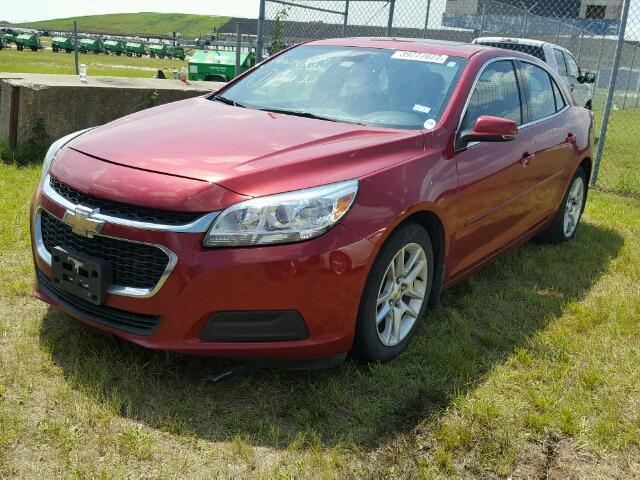 1G11C5SL1EF136974 - 2014 CHEVROLET MALIBU 1LT წითელი ფოტო 2