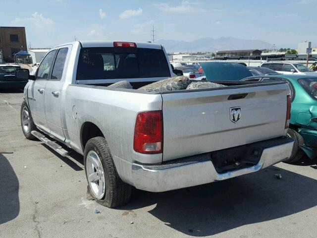 1D7RB1GT6BS526427 - 2011 DODGE RAM 1500 SILVER photo 3