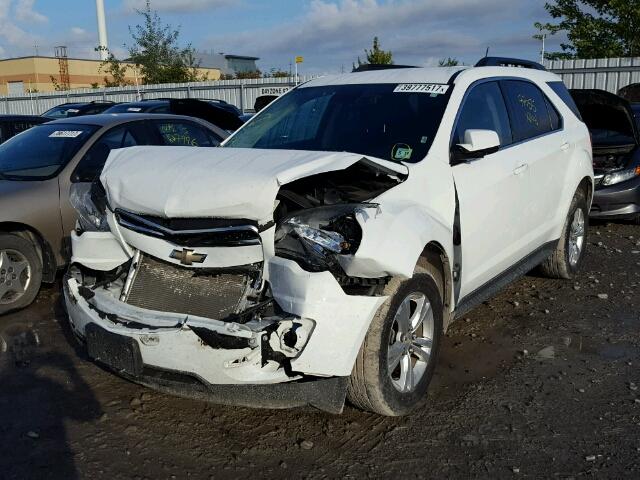 1GNFLFEK8EZ129032 - 2014 CHEVROLET EQUINOX LT WHITE photo 2