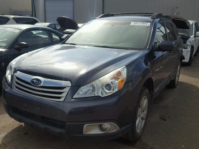 4S4BRCCC3B3369132 - 2011 SUBARU OUTBACK GRAY photo 2