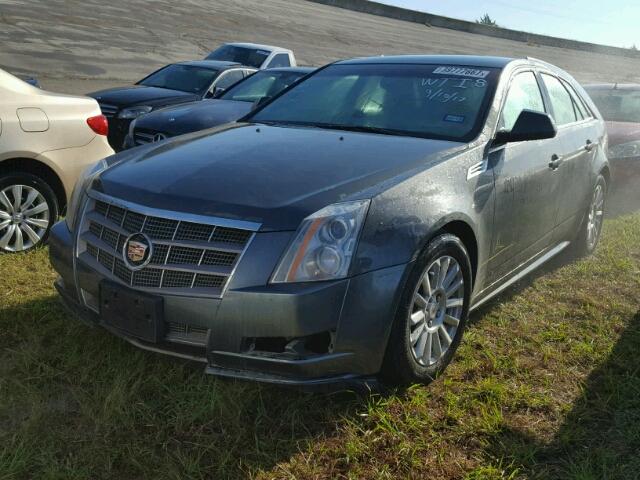 1G6DE8EG1A0136455 - 2010 CADILLAC CTS GRAY photo 2